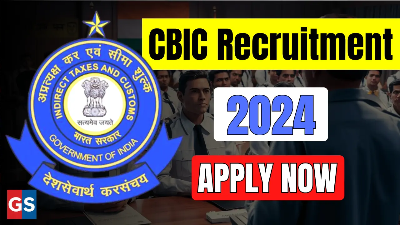 CBIC Recruitment 2024 image