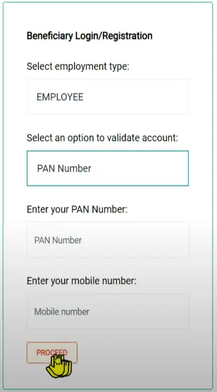 Mukhya Mantri Lok Sevak Arogya Yojana Registration stepS